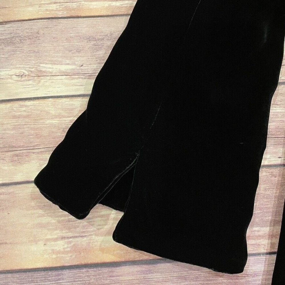 Lafayette 148 Velvet Blazer Jacket Open Front Cascade - Picture 7 of 10